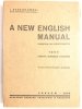 A NEW ENGLISH MANUAL TOM II FONETYKA SŁOWNICZEK GRAMATYKA 1946